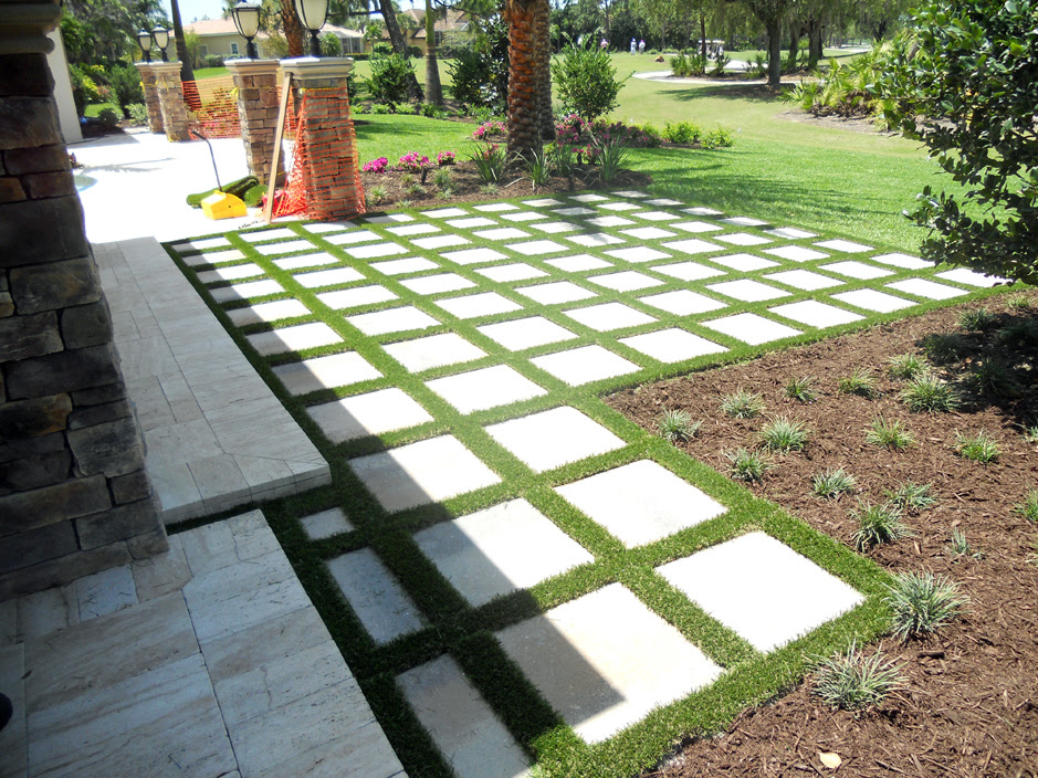 Installing Artificial Grass Cleveland, Florida Backyard Deck Ideas
