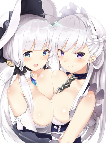 ベルファストとイラストリアスのロイヤルおっぱい Pixiv年鑑 B