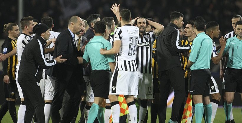 PAOK-AEK (0-0) interrupted in stoppage time ...