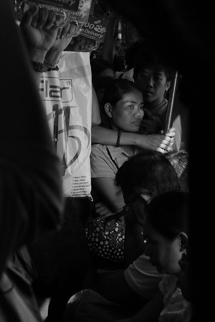 woman in train corrected