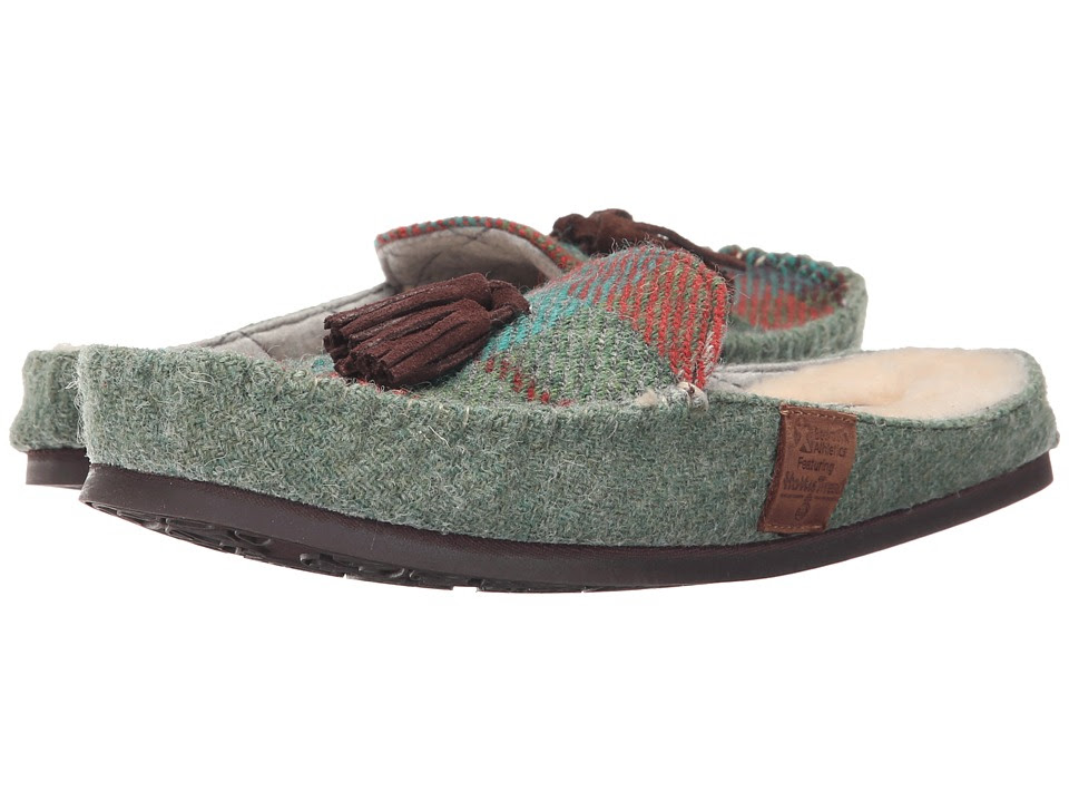 Bedroom Athletics - Charlotte (Green\/Orange Check) Women's Slippers