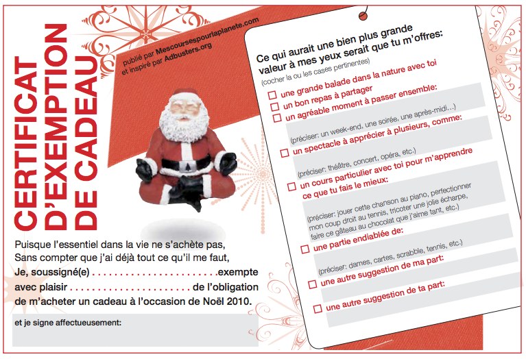 Pas D Idee Cadeau Pour Noel Sept Idees Cadeaux A Zero Euro Meme Pas Mal