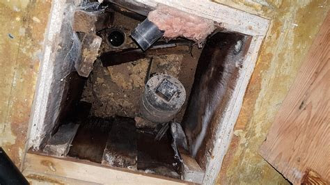 open pipe   basement floor home