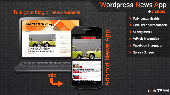 Wordpress News App - CodeCanyon Item for Sale