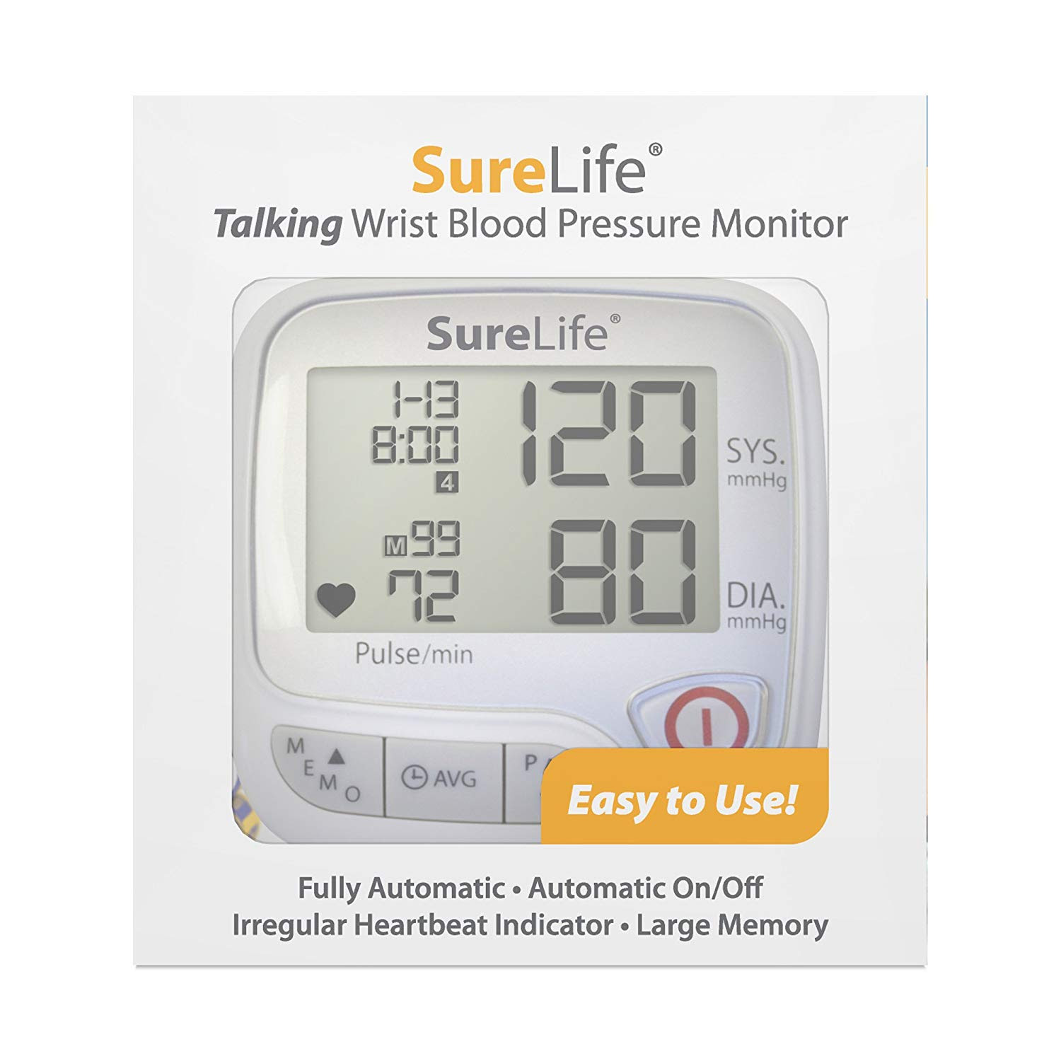 SureLife Classic Wrist Blood Pressure Monitor