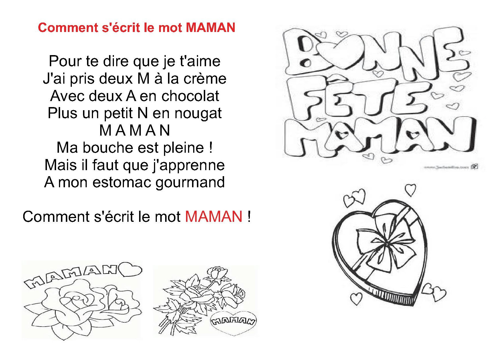 beautiful coloriage pour maman je t aime with coloriage pour maman je t aime