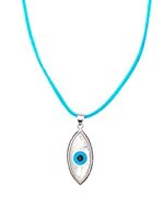 Yanes Colgante Silver Mother Of Pearl (Azul)