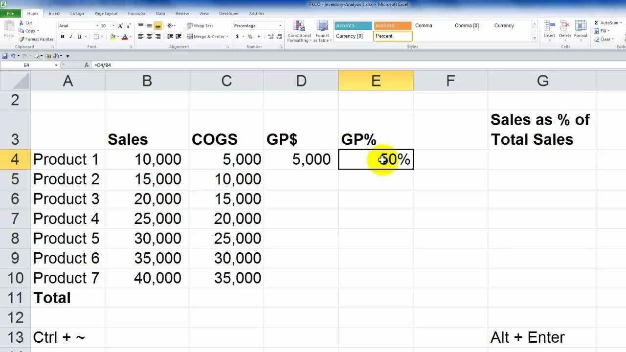 The Basics for Using Formulas and Functions in Excel - YouTube