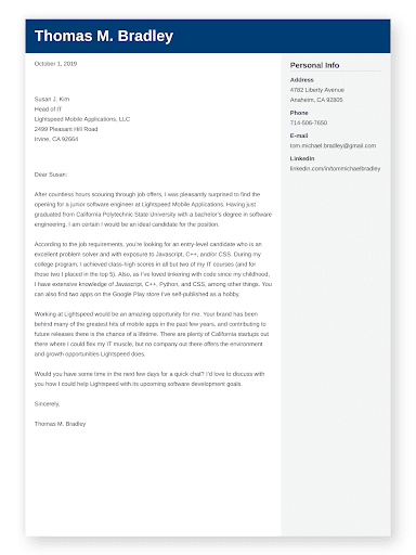 How Do I Write A Cover Letter For Job Application