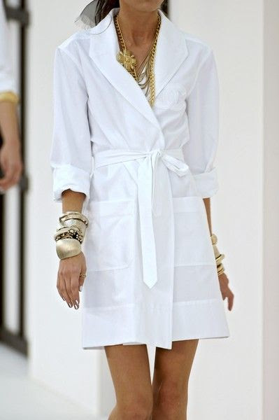 Chanel - Beautiful White Dress