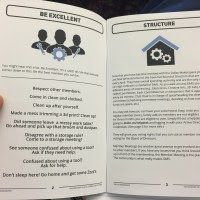 Dallas Makerspace member handbook opening page. Photo by Will Holman; content by Dallas Makerspace [http://ift.tt/1ixdWdR]