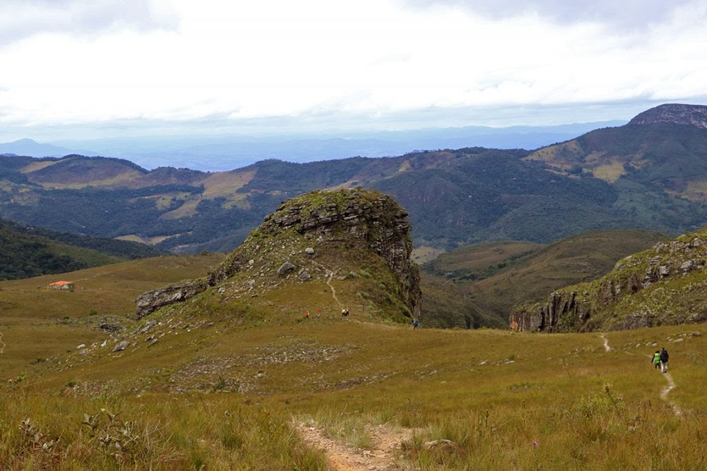 Por cima do cânion do rio Boca da Mata, um visual de imensidões. Foto: Duda Menegassi.