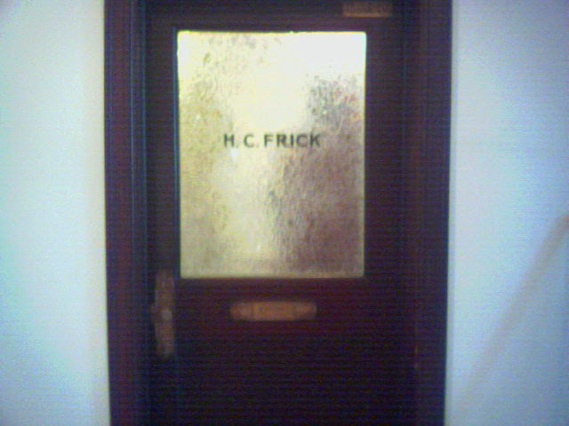 H.C. Frick's door
