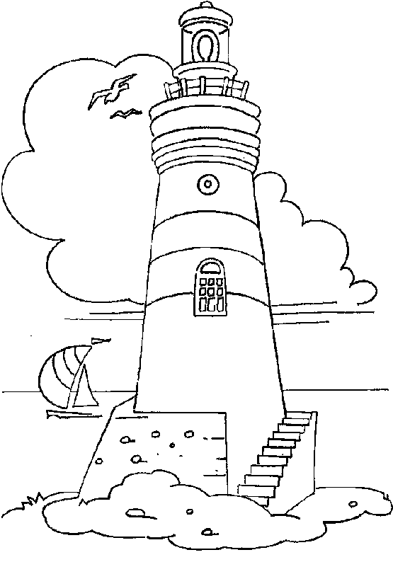 phare avec des escaliers