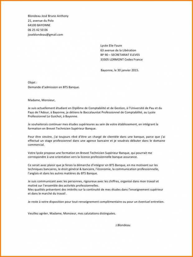 lettre de motivation pour demande de stage en banque ...