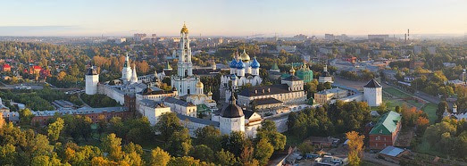 Trinidad Lavra de San Sergio - AirPano.com . Panorama de 360 grados aérea . 3D Virtual Tours Around the World