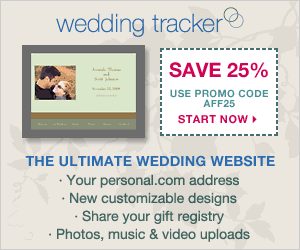 Save 25% off your Wedding Tracker subscription!