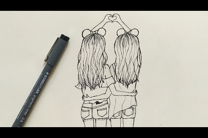 40+ Best Collections Best Friend Drawings Easy