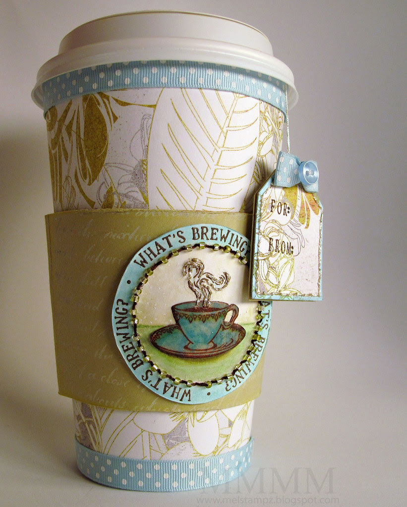 caardvarks just rite coffee cup mel stampz