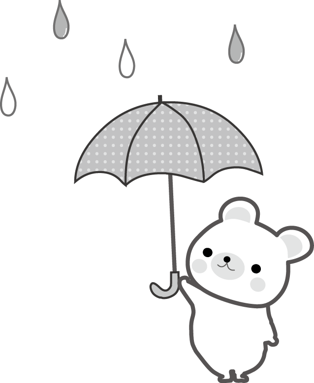 梅雨のイラスト かさ 無料イラスト フリー素材