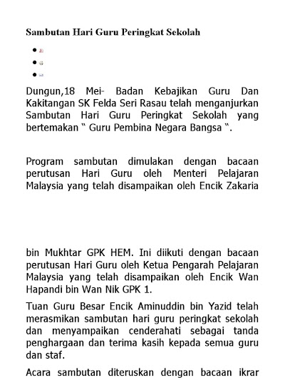 Karangan Tentang Suasana Sambutan Hari Raya