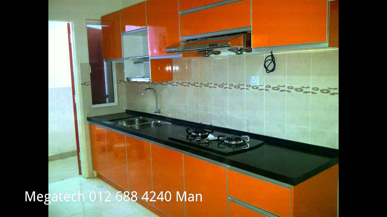 Kabinet dapur megatech - YouTube