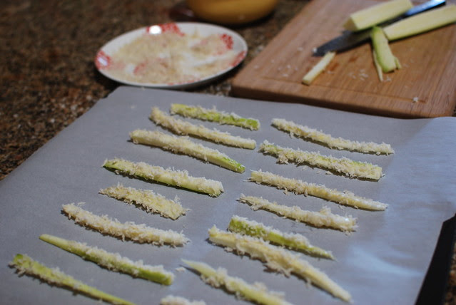 Baked Zuchinni Strips