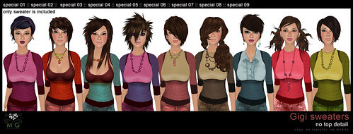 [MG fashion] Gigi sweaters - no top detail (specials)