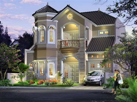 inilah foto rumah mewah bergaya eropa desain gambar