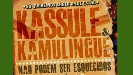 Poster da vigília por Kamulinge e Cassule