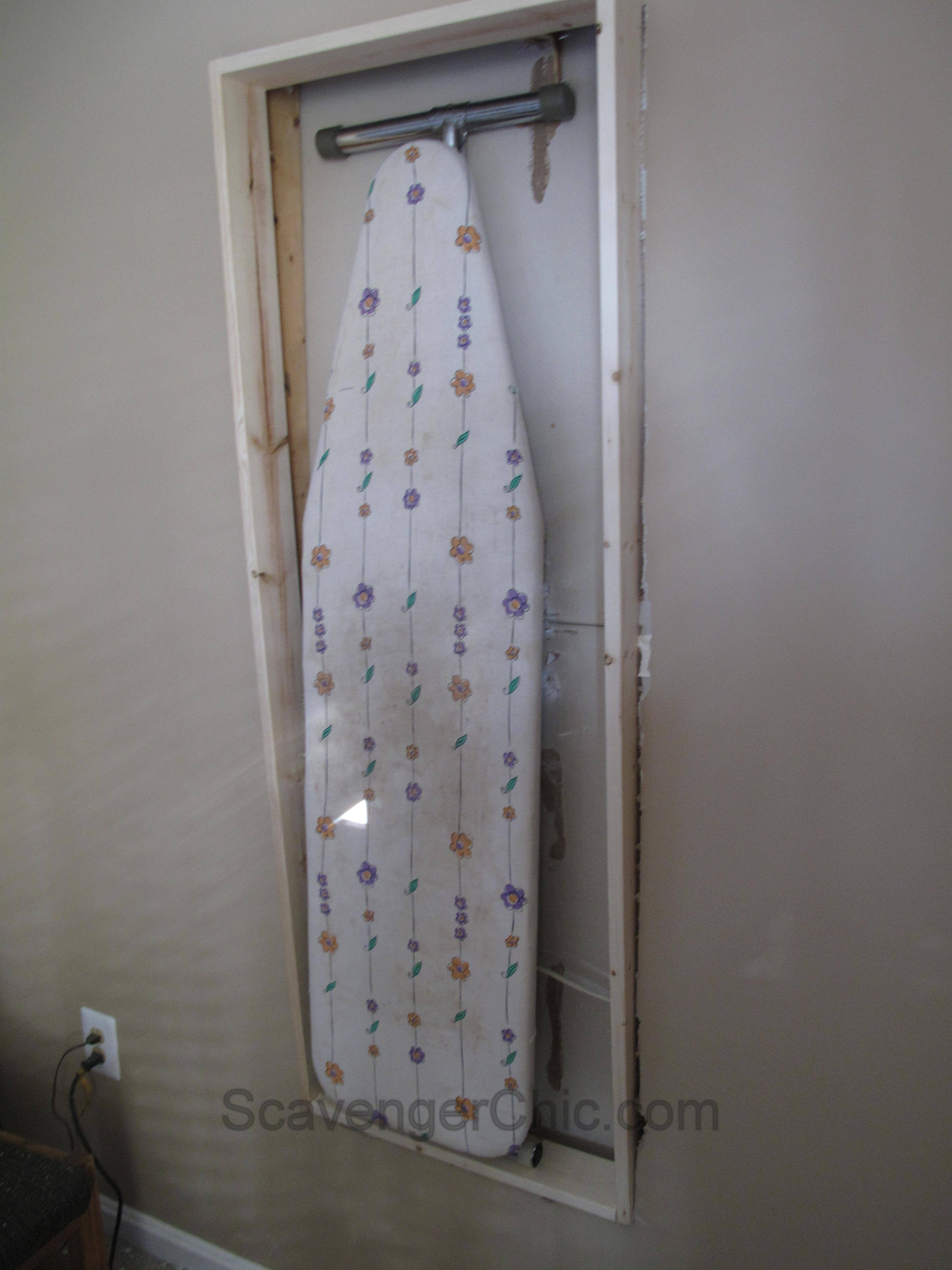 Ironing Board Cabinet diy part 1 - Scavenger Chic