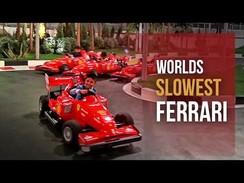 Junior Grand Prix - Kids slow racing scaled down Ferrari F1 car!