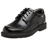 School Issue Graduate Closed Footwear,Black Shiny,11.5 M US Little Kid