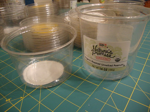small nut container (left).  large nut container (right)