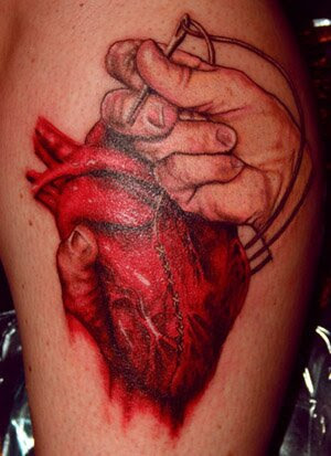 I just ran across your page searching for anatomy and tattoos…