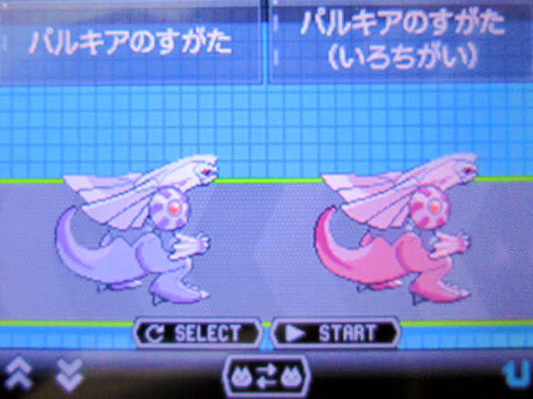 ゆうそら 色違いパルキア