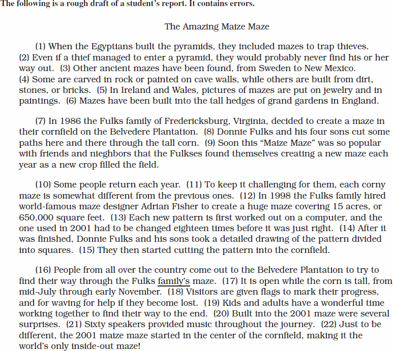 Grade 8 Language Arts - California Standards Tests (CSTs ...