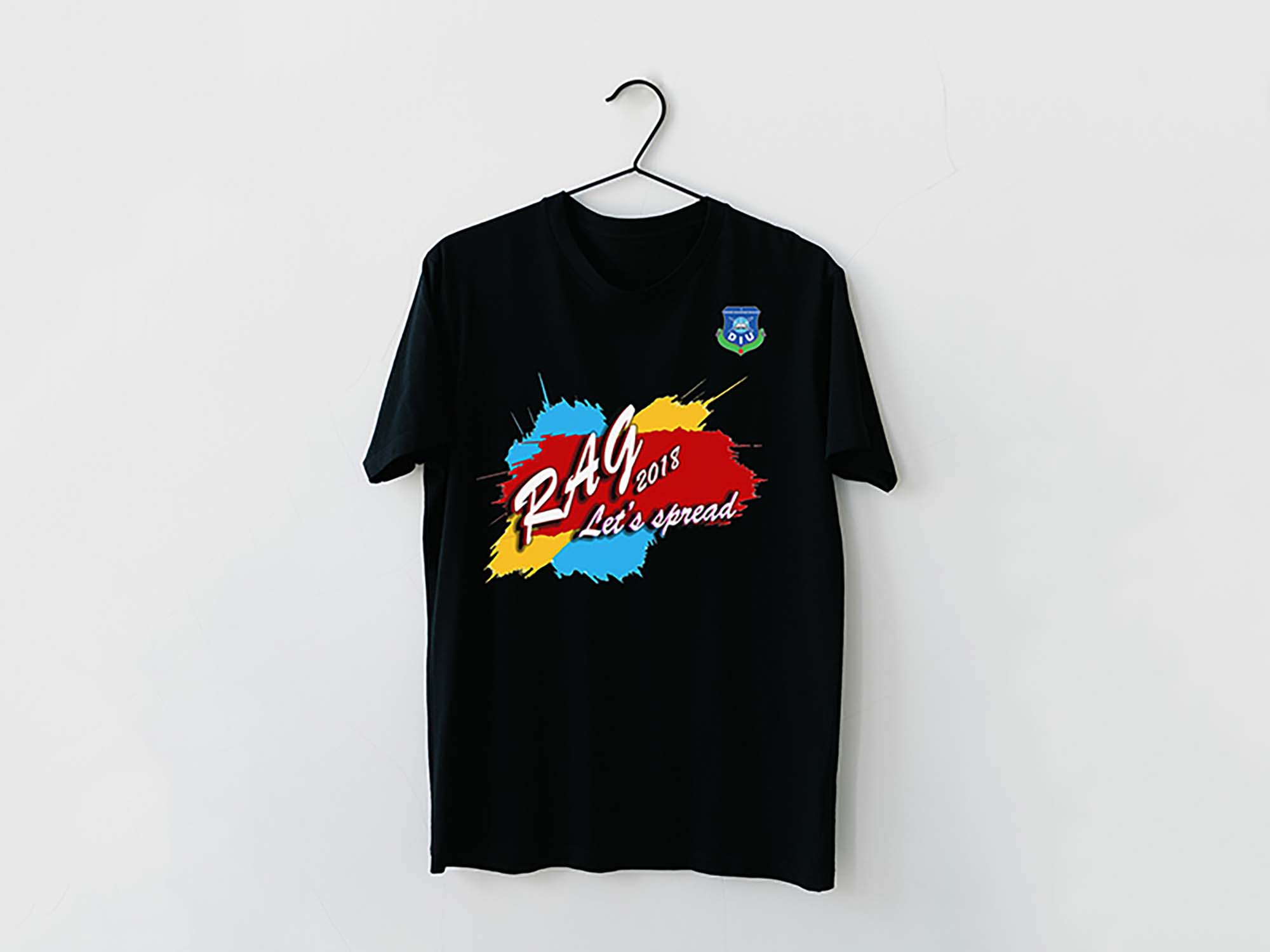 Download Free T Shirt On Hanger Mockup Psd