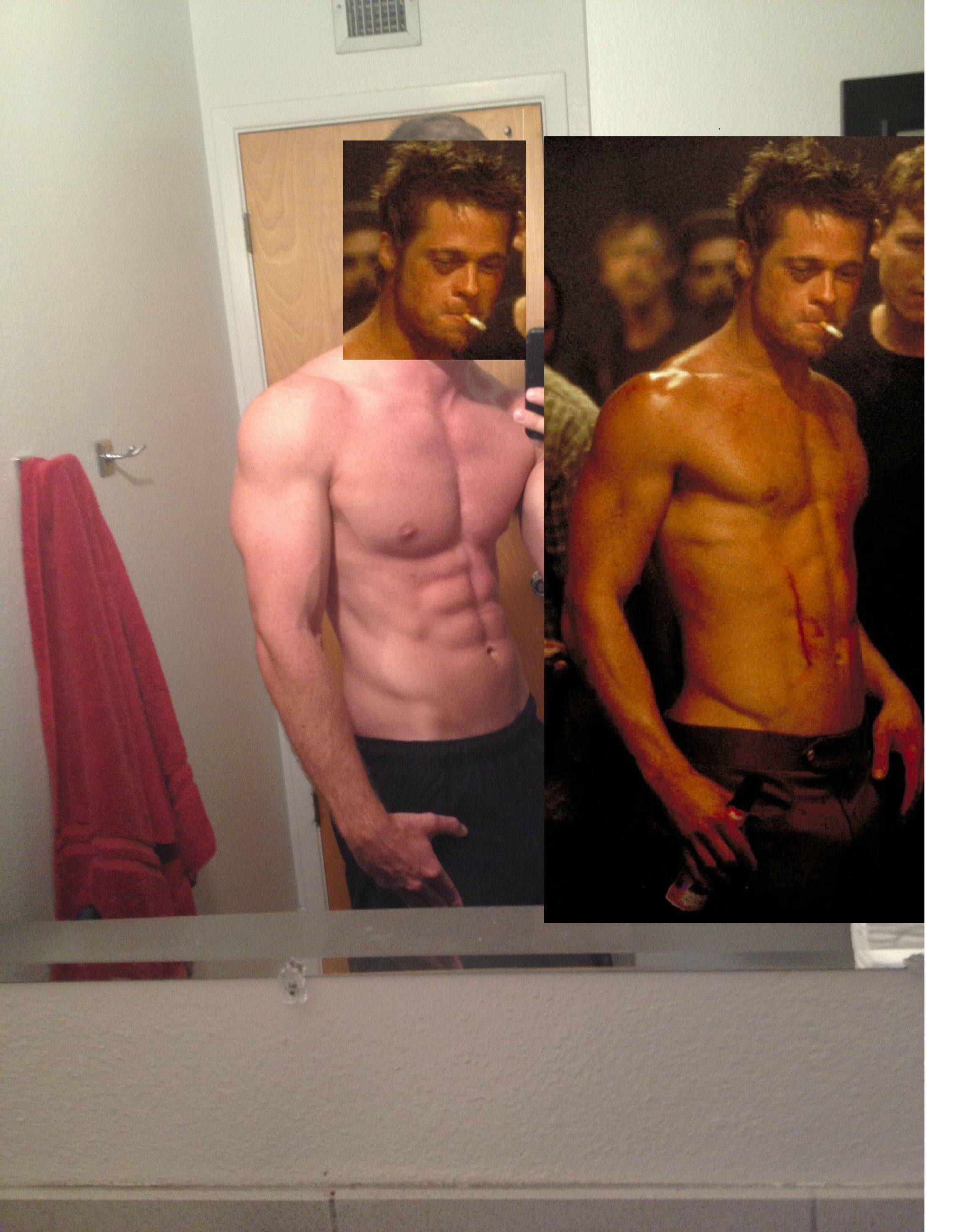 fight club workout brad pitt