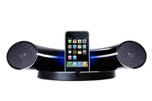 i-Curve iPod Speaker Dock With Remote For Apple iPhone, iPod Nano/Touch/Classic/MP3