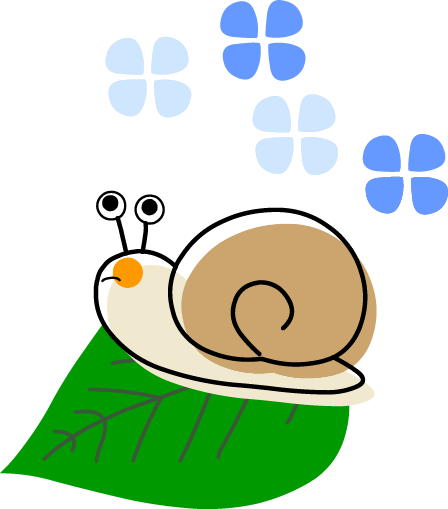 かたつむりのイラスト 無料イラスト フリー素材