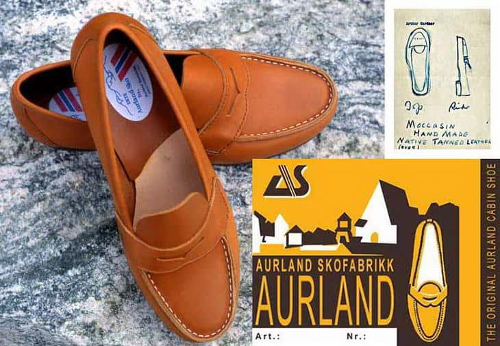 The Aurland Loafer from Norway & Hand Drawn Moccasin Model for Reorder by Gardner
