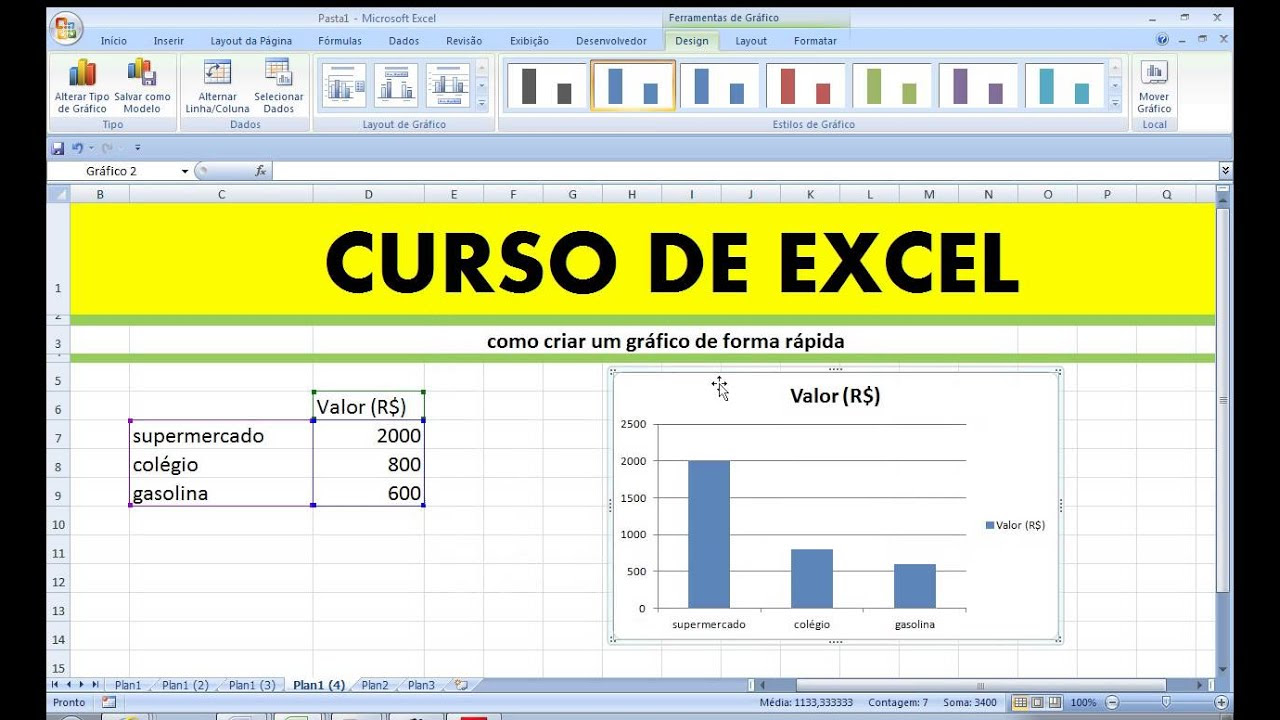 excel 2013 tutorial en Aula rápida Tutorial  forma Excel graficos en de YouTube Como hacer