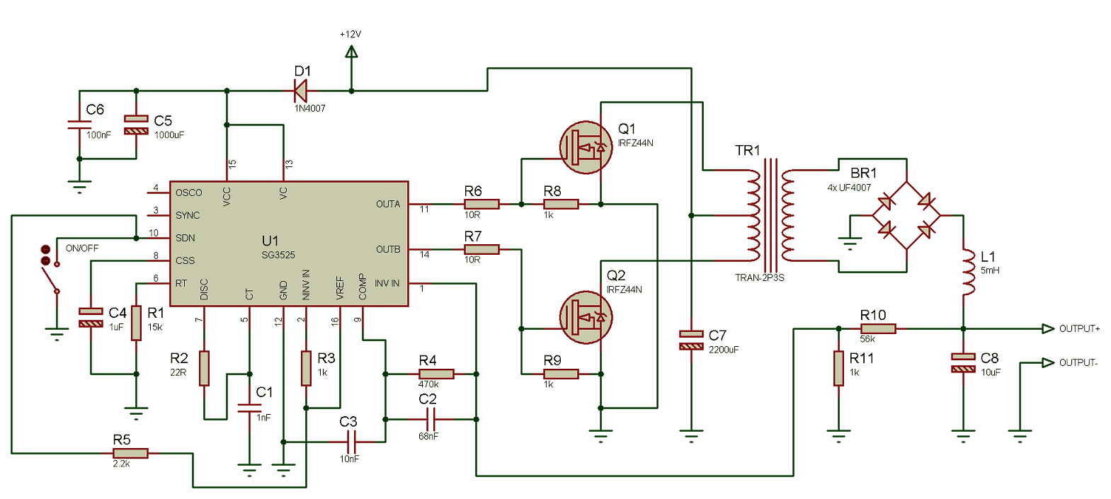 Skema Pwm Sg3525 Fasrrex