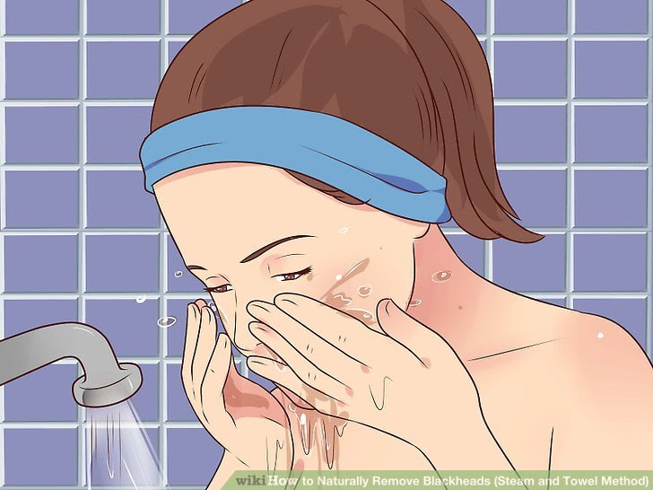 Naturally Remove Blackheads (Steam and Towel Method) Step 1 Version 3.jpg