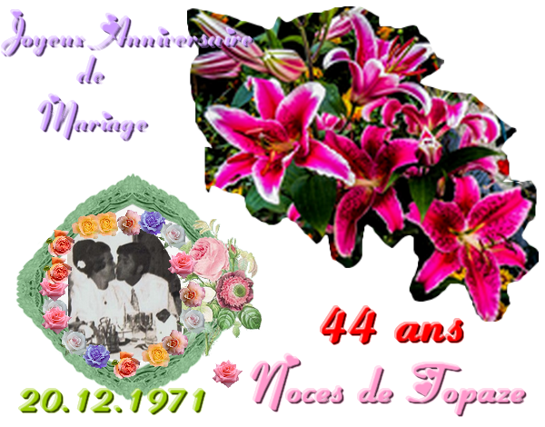 Anniversaire De Mariage Bienvenue Chez Estrelita