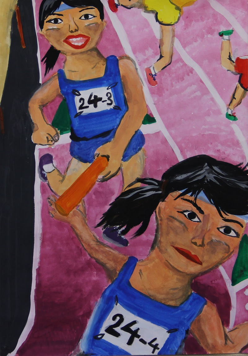 思い出のスポーツ絵画 小学校高学年の部 ４ ５ ６年生 教室 イベント 公益財団法人 広島市スポーツ協会