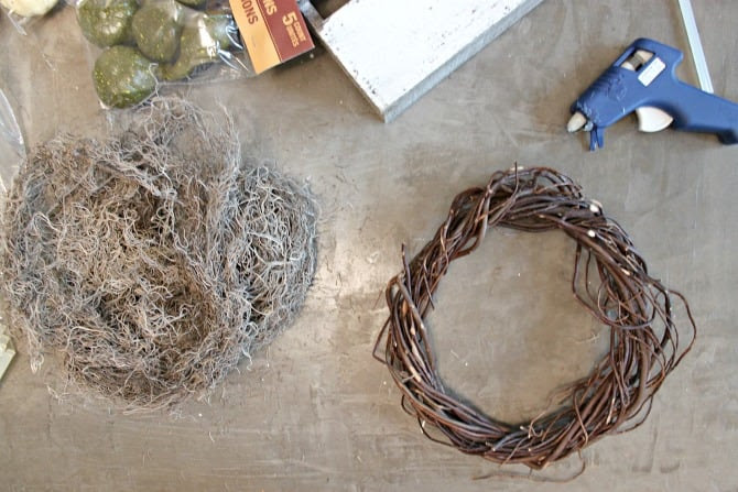 How to make a dollar store wreath