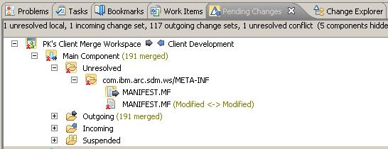 Resolved Conflicts in Jazz Version Control