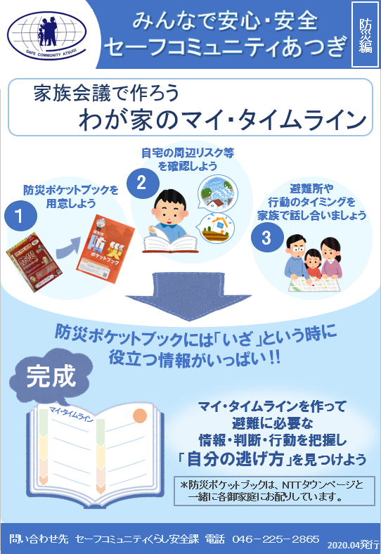 家族会議で作ろう わが家のマイ タイムライン 厚木市